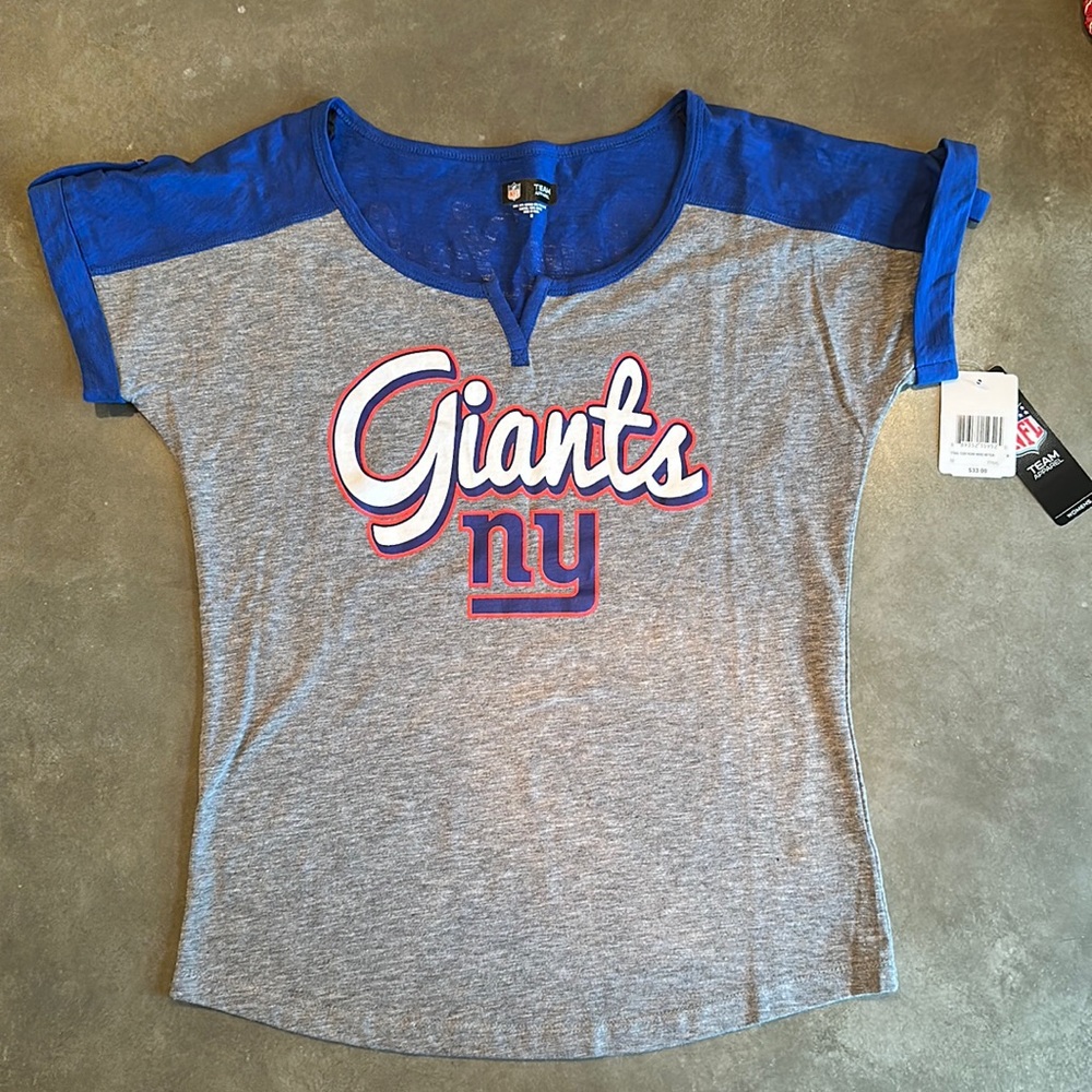 Official NFL Team Apparel NY Giants Vintage Jersey T-Shirt